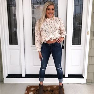 Fun-Fetti Distressed Sweater